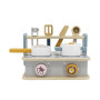 Дитяча плита Viga Toys PolarB з посудом і грилем, складна (44032)