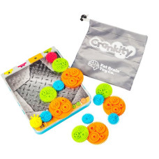 Головоломка Різнокольорові шестерінки Fat Brain Toys Crankity (F140ML)
