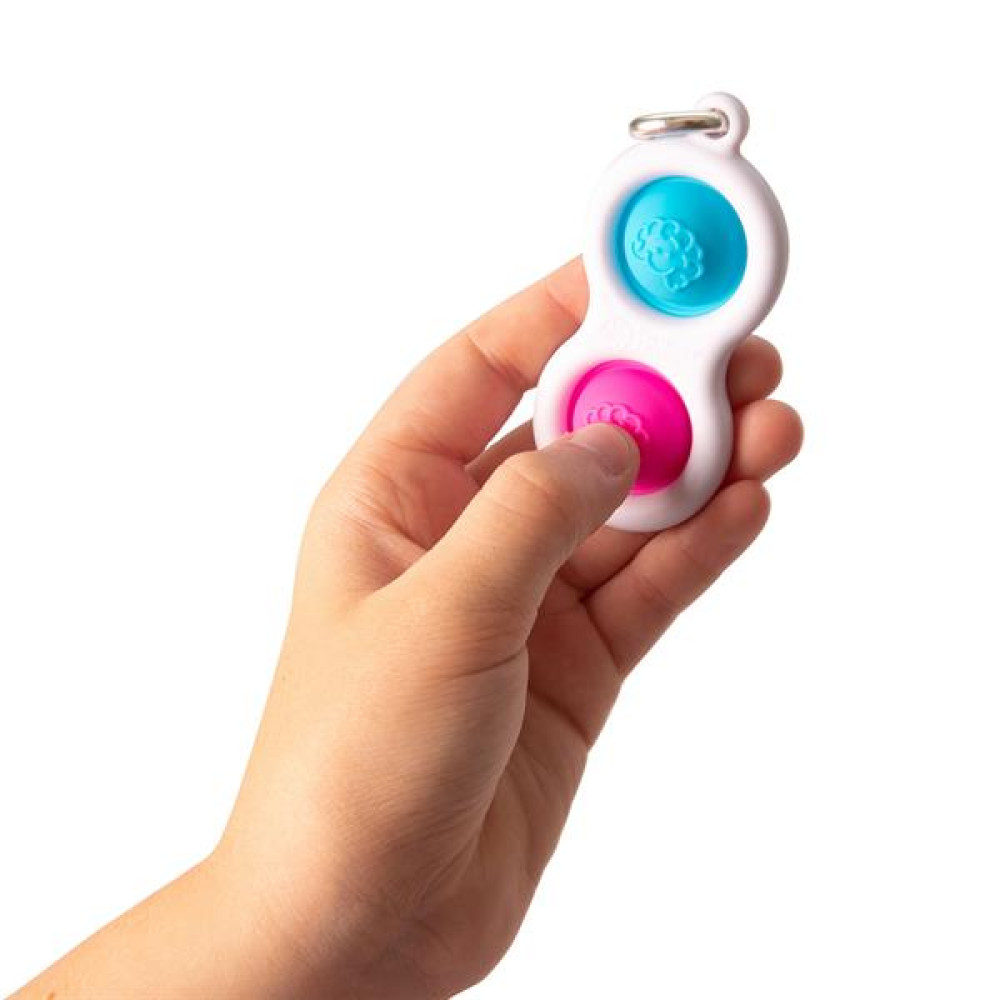 Тактильний антистрес-брелок Кнопки Fat Brain Toys Simpl Dimpl 4 кольори в асорт. (F2111ML)