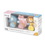 Дерев'яна каталка Viga Toys PolarB Звірята (44023)Дерев'яні кубики-пазл Viga Toys PolarB Звірята (44024)
