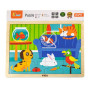 Дерев'яний пазл Viga Toys Домашні вихованці, 16 ел. (51453)
