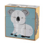 Дерев'яна каталка Viga Toys PolarB Звірята (44023)Дерев'яні кубики-пазл Viga Toys PolarB Звірята (44024)