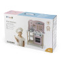 Дитяча кухня з дерева з посудом Viga Toys PolarB рожевий (44046)