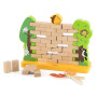 Дерев'яна настільна гра Viga Toys Стіна з цеглинок (44566)