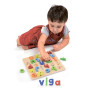 Дерев'яний пазл Viga Toys Англійський алфавіт, малі літери (50125)