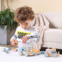 Дерев'яний поїзд-пірамідка Viga Toys PolarB Звірята (44015)