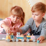 Дерев'яний поїзд-пірамідка Viga Toys PolarB Звірята (44015)