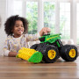 Іграшковий комбайн John Deere Kids Monster Treads з молотаркою і великими колесами (47329)
