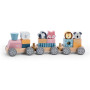 Дерев'яний поїзд-пірамідка Viga Toys PolarB Звірята (44015)