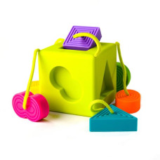 Сортер-прорізувач тактильний Fat Brain Toys OombeeCube (F120ML)