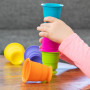 Іграшка тактильна М'які чашки Fat Brain Toys Suction Kupz 6 шт. (F183ML)