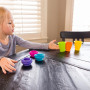 Іграшка тактильна М'які чашки Fat Brain Toys Suction Kupz 6 шт. (F183ML)