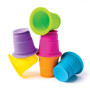 Іграшка тактильна М'які чашки Fat Brain Toys Suction Kupz 6 шт. (F183ML)