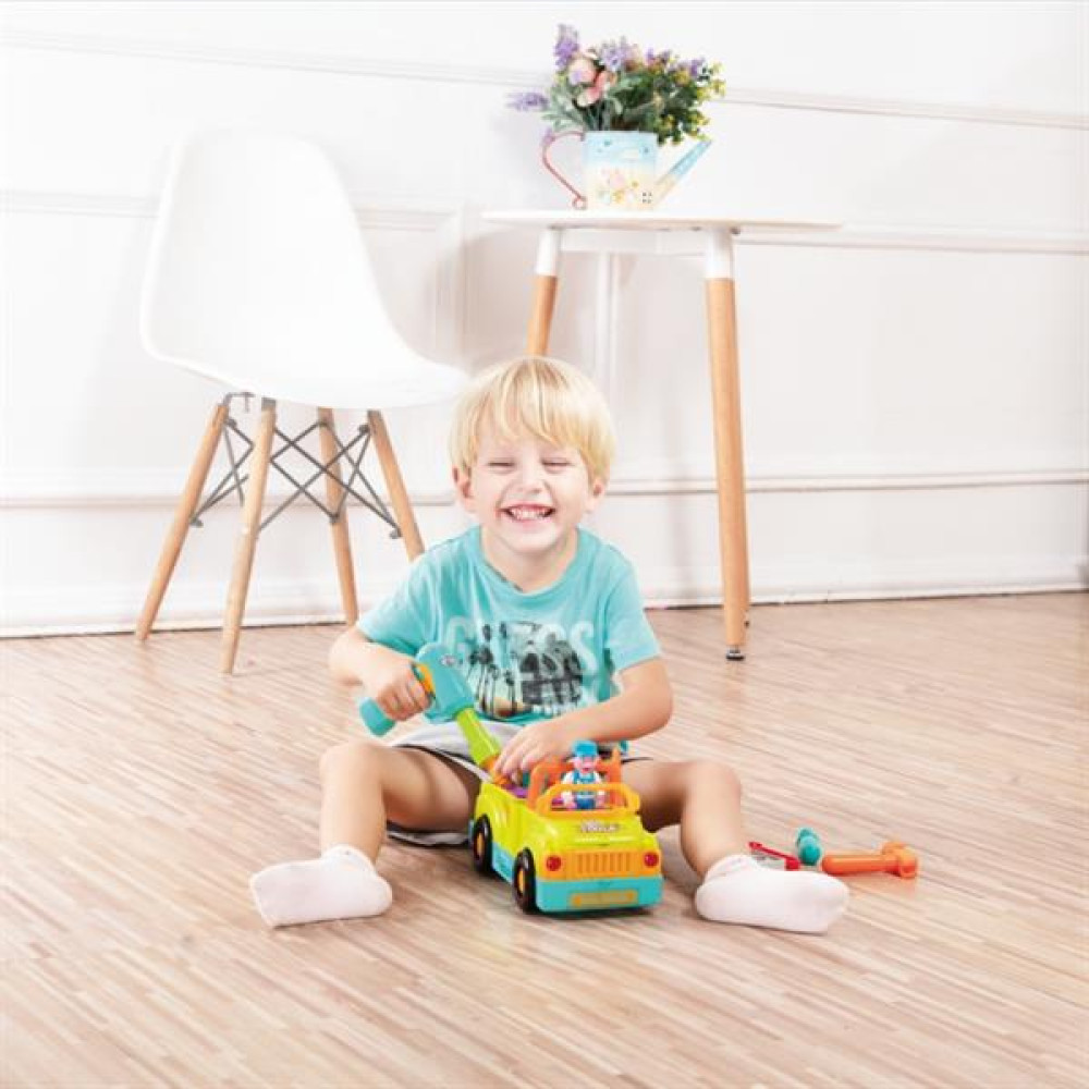 Музична машинка Hola Toys Вантажівка з інструментами (6109)