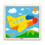 Дерев'яний пазл Viga Toys Літачок, 9 ел. (51447)
