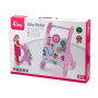 Дитячі ходунки-каталка Viga Toys з бізібордом, рожевий (50178)