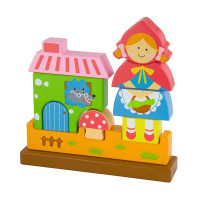 Магнітнтий дерев'яний пазл Viga Toys Червона Шапочка (50075)