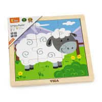 Дерев'яний пазл Viga Toys Овечка, 9 ел. (51437)