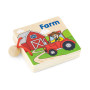 Дерев'яна книжка Viga Toys Перші англійські слова (50386)