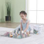Дерев'яний конструктор Viga Toys PolarB Місто, 56 ел. (44040)