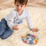 Дерев'яний сортер-шнурівка Viga Toys PolarB Годинник (44053)