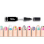 Дитячий лак-олівець для нігтів Malinos Creative Nails на водній основі (2 кольори Морський хвилі + Соковитий блакитний)