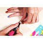 Дитячий лак-олівець для нігтів Malinos Creative Nails на водній основі (2 кольори Білий + Рожевий)