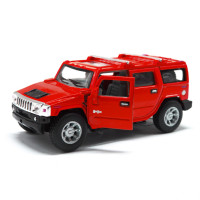 Колекційна іграшкова машинка HUMMER H2 SUV KT5337W інерційна (Червоний)