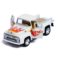 Машинка металева інерційна Pickup FORD F-100 (1956) Kinsmart KT5385FW 1:38 (Білий)