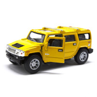 Колекційна іграшкова машинка HUMMER H2 SUV KT5337W інерційна (Жовтий)