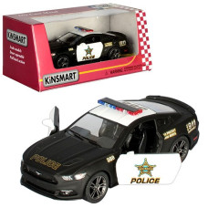 Машинка металева інерційна Ford Mustang GT Police Kinsmart KT5386WP 1:38