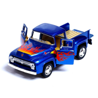 Машинка металева інерційна Pickup FORD F-100 (1956) Kinsmart KT5385FW 1:38 (Синій)