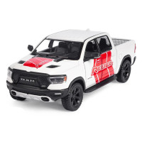 Машинка металева інерційна 2019 Dodge RAM 1500 Kinsmart KT5413WF 1:46 (Білий)