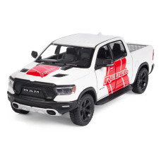 Машинка металева інерційна 2019 Dodge RAM 1500 Kinsmart KT5413WF 1:46 (Білий)