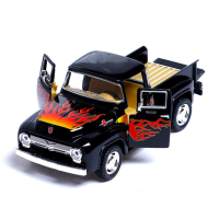 Машинка металева інерційна Pickup FORD F-100 (1956) Kinsmart KT5385FW 1:38 (Чорний)