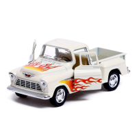 Машинка металева інерційна Пікап Chevy Stepside (1955) Kinsmart KT5330FW 1:32 (Білий)