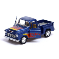 Машинка металева інерційна Пікап Chevy Stepside (1955) Kinsmart KT5330FW 1:32 (Синій)