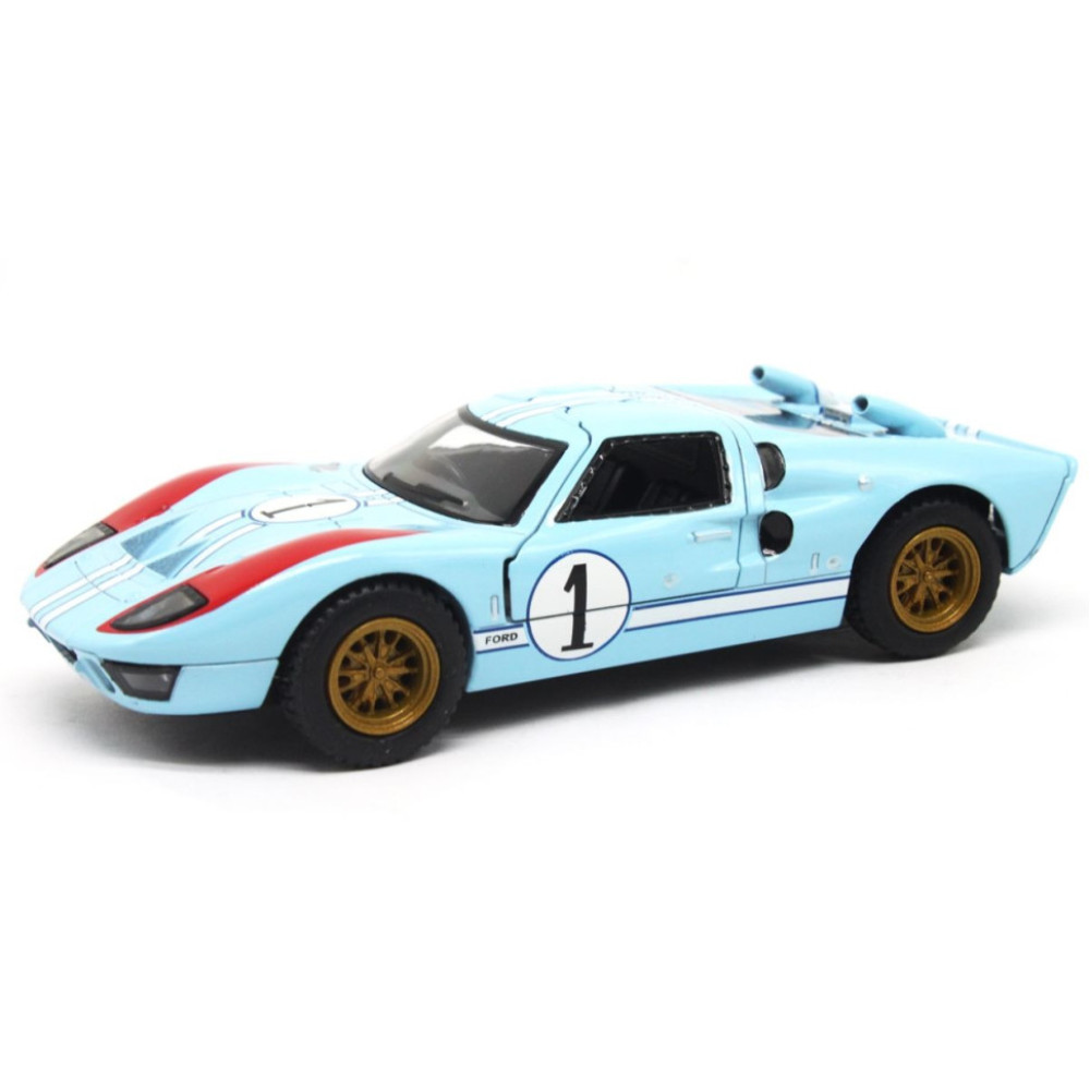 Автомодель легкова FORD GT40 MKII HERITAGE (1966) 5" KT5427FW, 1:32 (Синій)