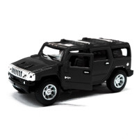 Колекційна іграшкова машинка HUMMER H2 SUV KT5337W інерційна (Чорний)